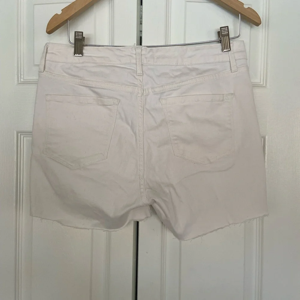 Nine West Off-White Jean Shorts